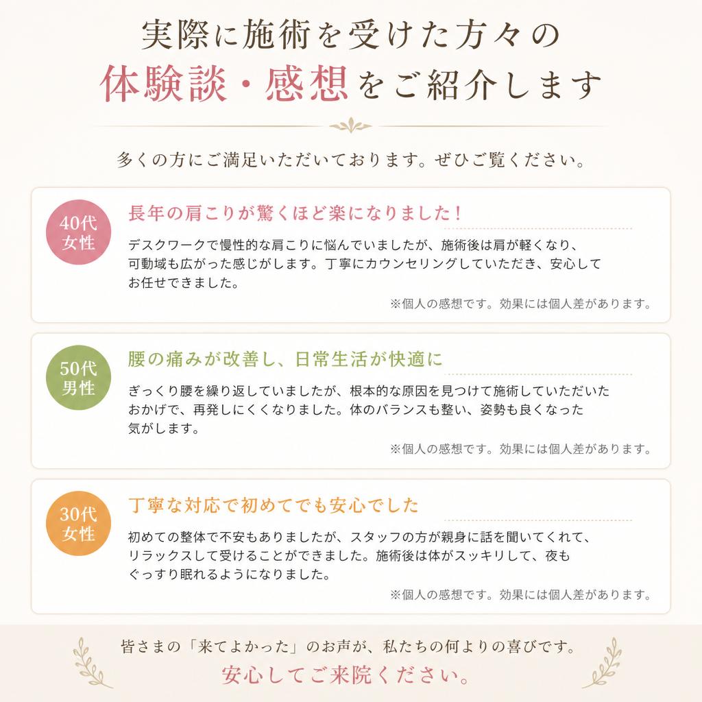 お客様の声