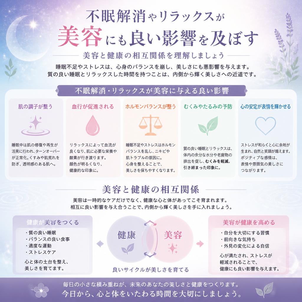 5. 美容効果と心身の健康の関連