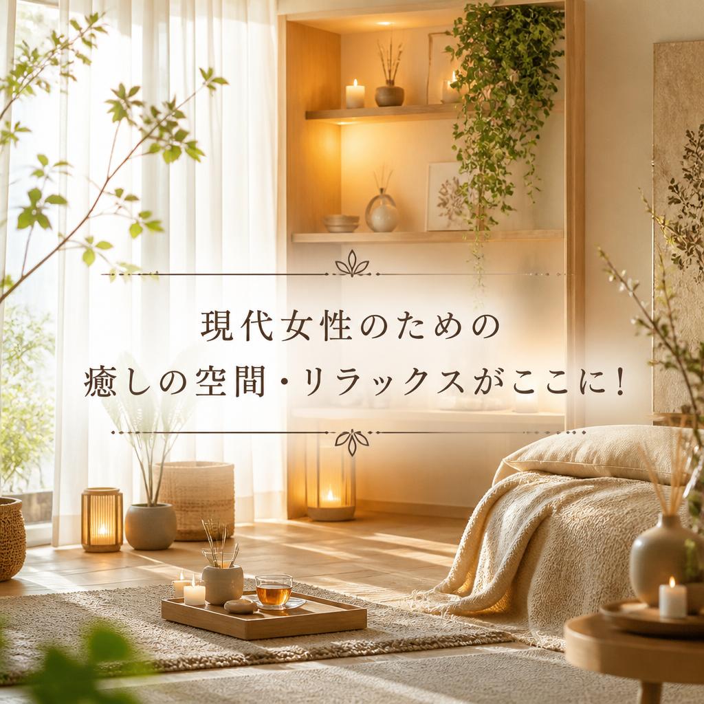現代女性のための癒しの空間・リラックスがここに！
