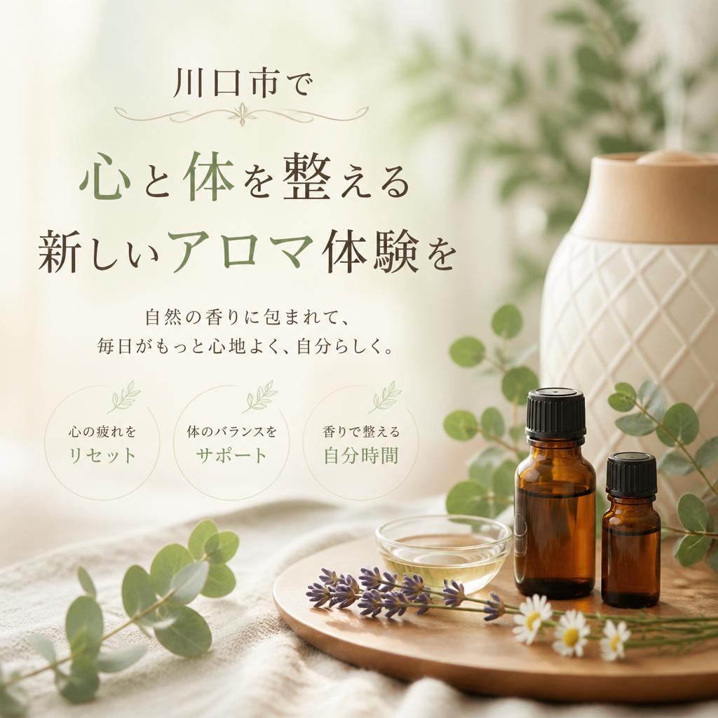川口市で心と体を整える新しいアロマ体験を