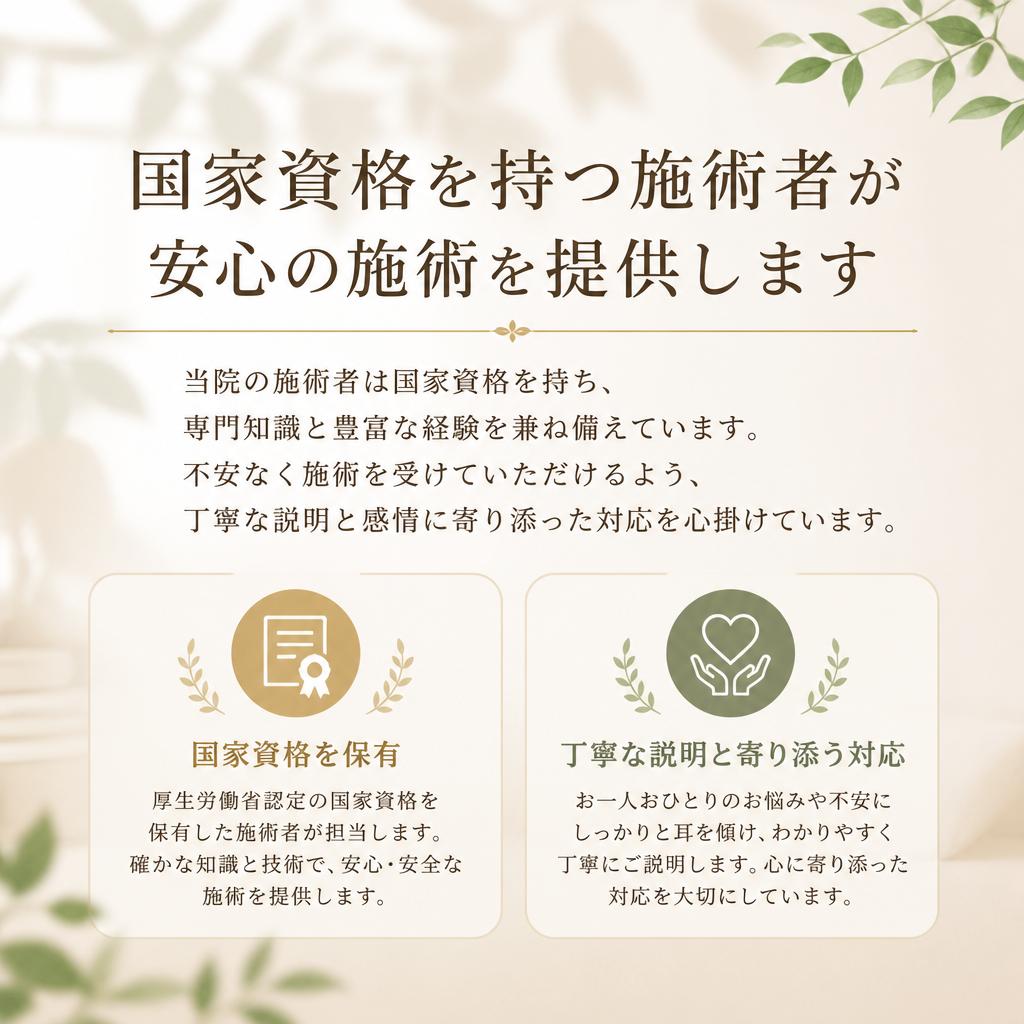 施術者の紹介