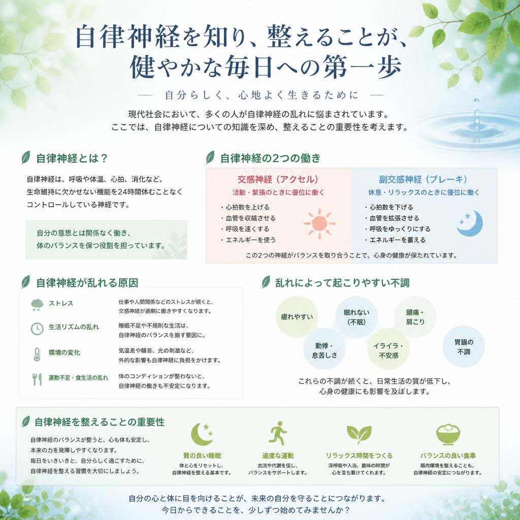 自律神経とは？
