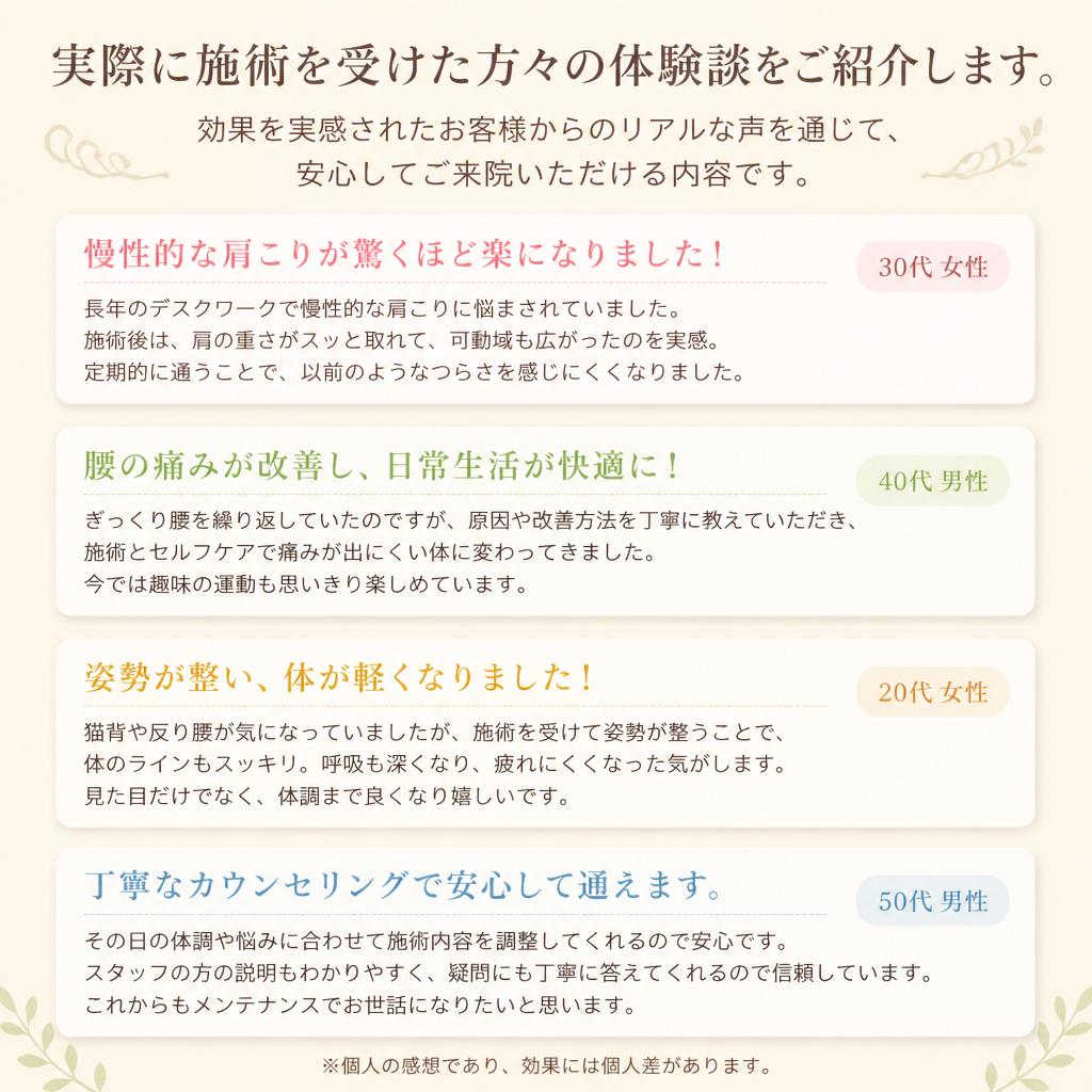 お客様の声