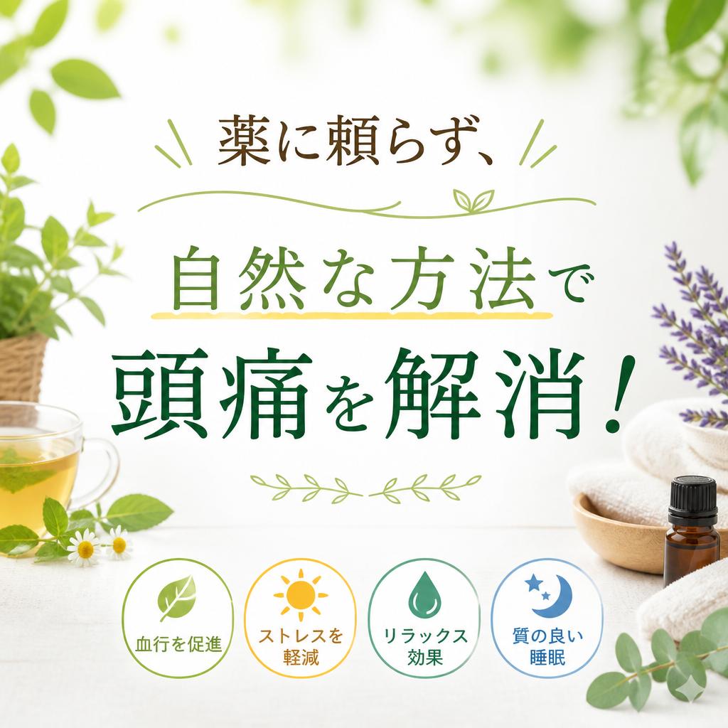 薬に頼らない頭痛改善！偏頭痛・緊張型頭痛・首こりを和らげる鍼灸ケア